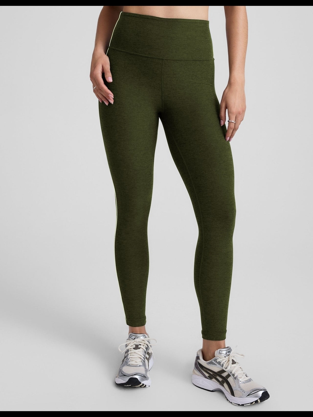 Beyond Yoga Deep Olive High-Waist Leggings